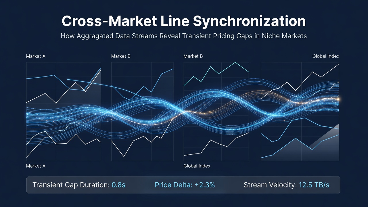 Chart illustrating real-time odds synchronization across bookmakers and detection of short-lived pricing discrepancies