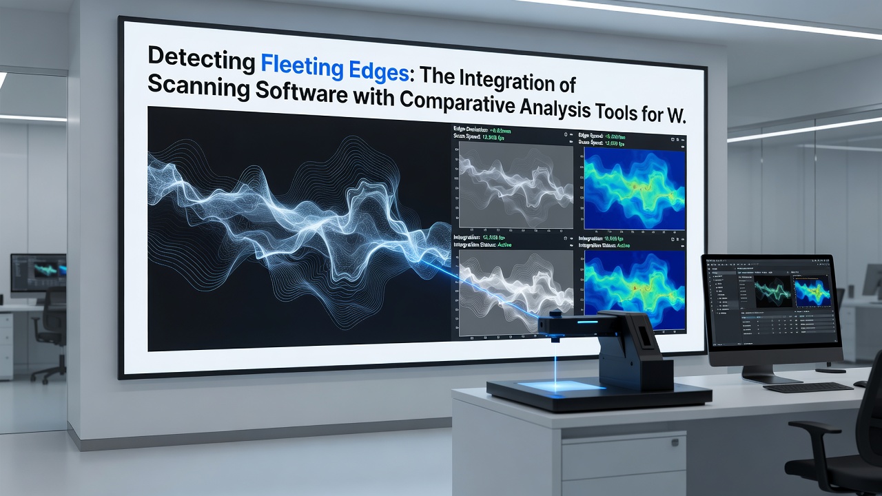 Comparative analysis dashboard showing integrated scanning results with edge probability scores and optimization recommendations